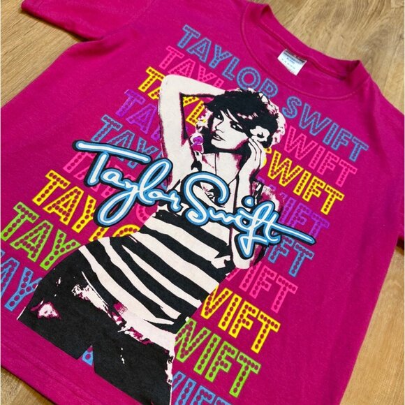 Y2K Taylor Swift Baby Tee YOUTH Medium 10/12 - Picture 2 of 5